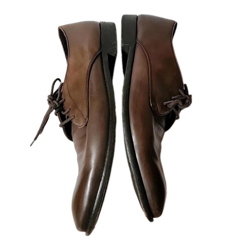 John Varvatos Star USA Brown Leather Oxfords Dress Shoes 10.5 M - Picture 13 of 15